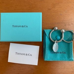 Tiffany & Co Sterling Silver circle keychain
